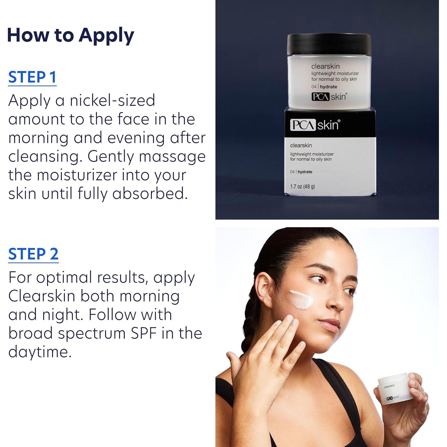 Hidratante Facial PCA SKIN Clearskin 48g para Piel Grasa