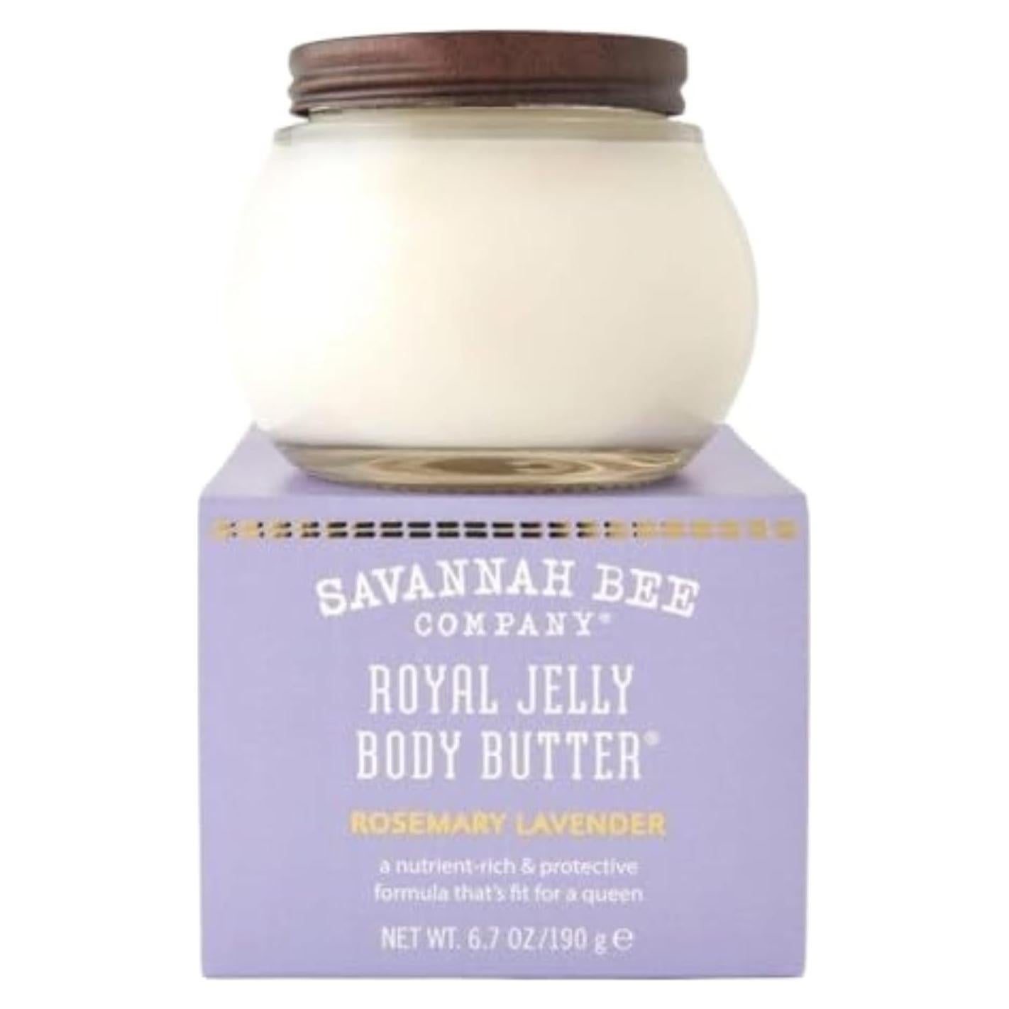 Manteca Corporal de Jalea Real Savannah Bee 190.5g Romero Lavanda