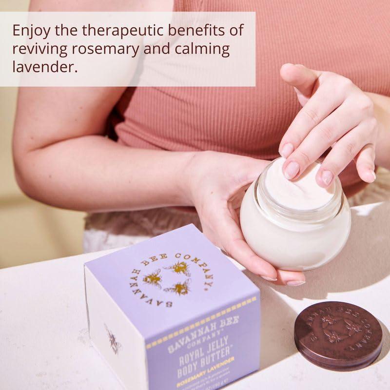 Manteca Corporal de Jalea Real Savannah Bee 190.5g Romero Lavanda