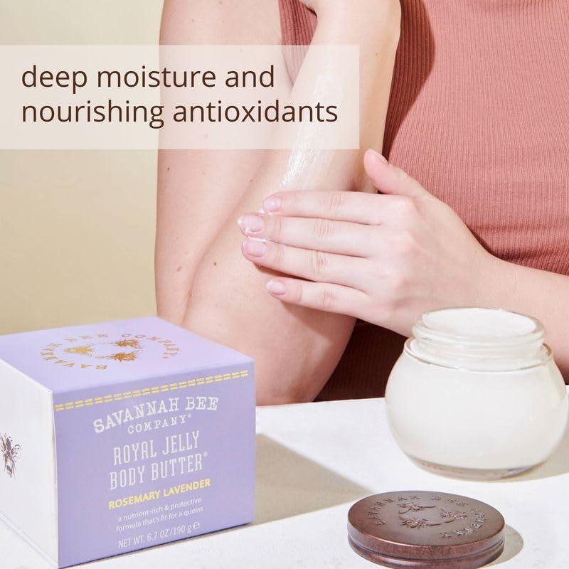Manteca Corporal de Jalea Real Savannah Bee 190.5g Romero Lavanda