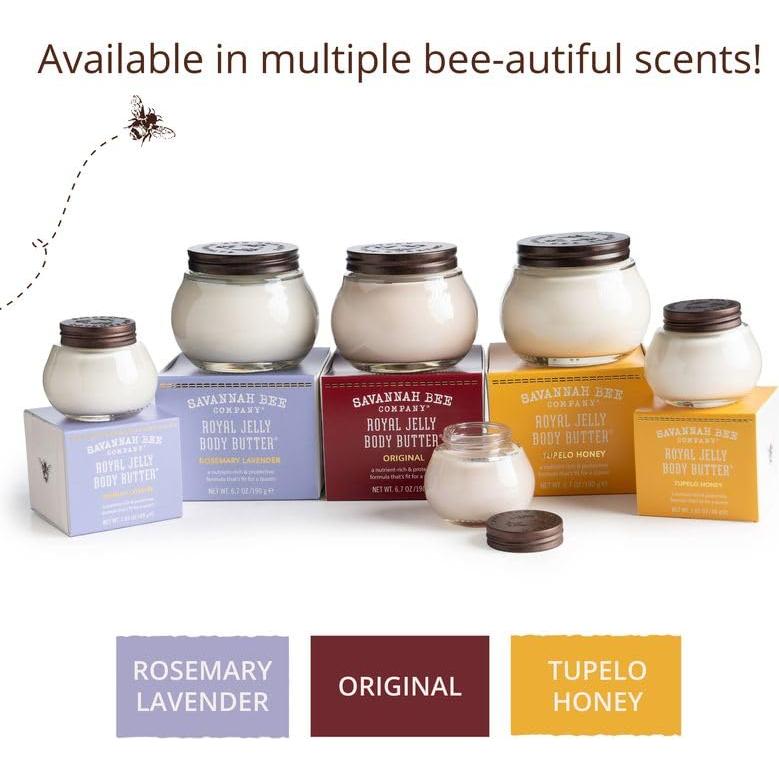 Manteca Corporal de Jalea Real Savannah Bee 190.5g Romero Lavanda