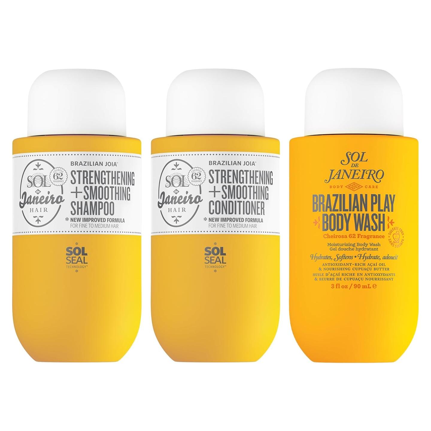 Set de Ducha Mini Sol de Janeiro Gel + Champú y Acondicionador