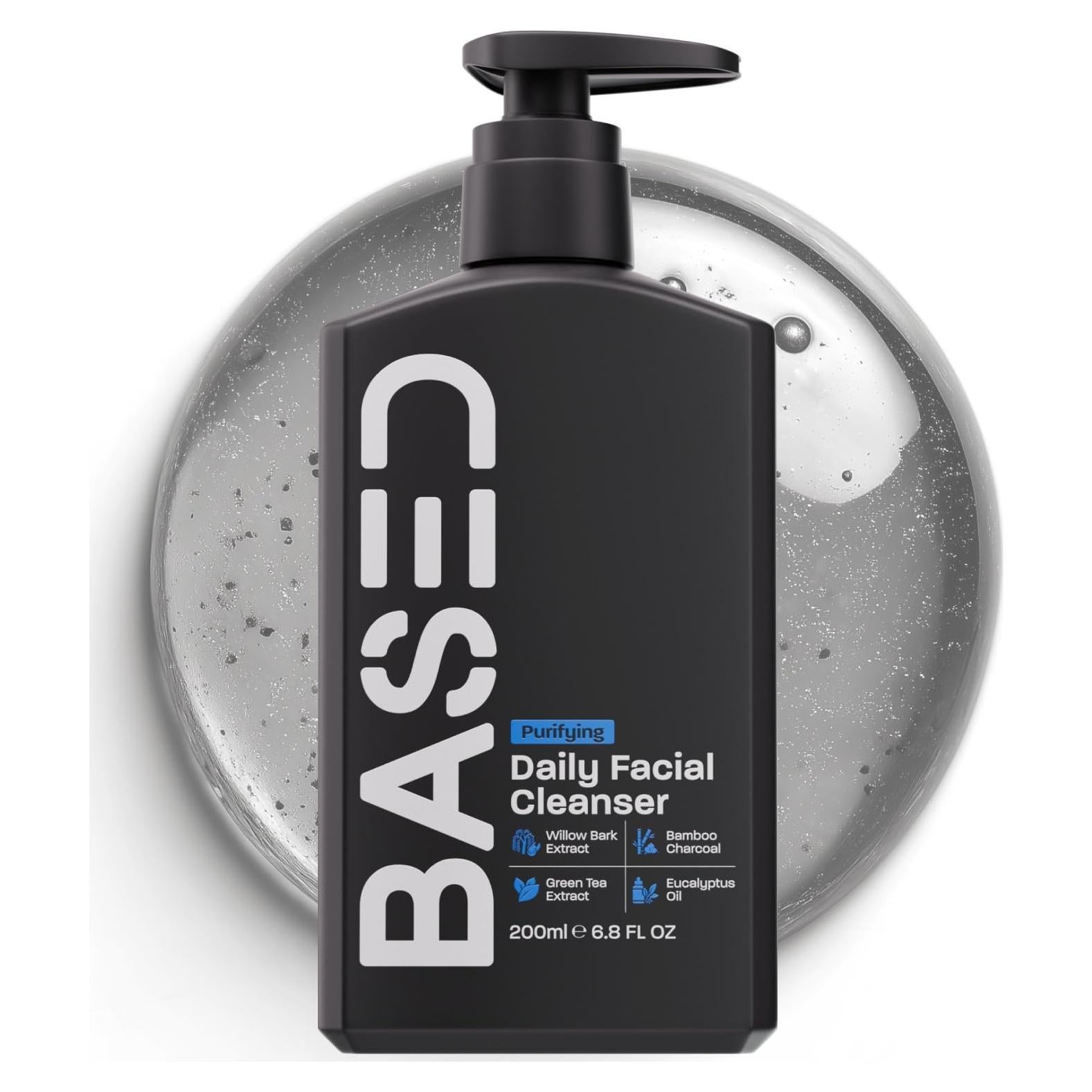 Limpiador Facial Diario BASED para Hombres 192.78 g - Carbón y Sauce