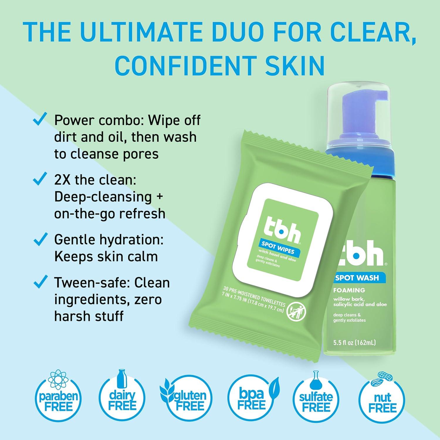 Conjunto Cuidado Piel Niños - Limpiador Facial Espuma y Toallitas