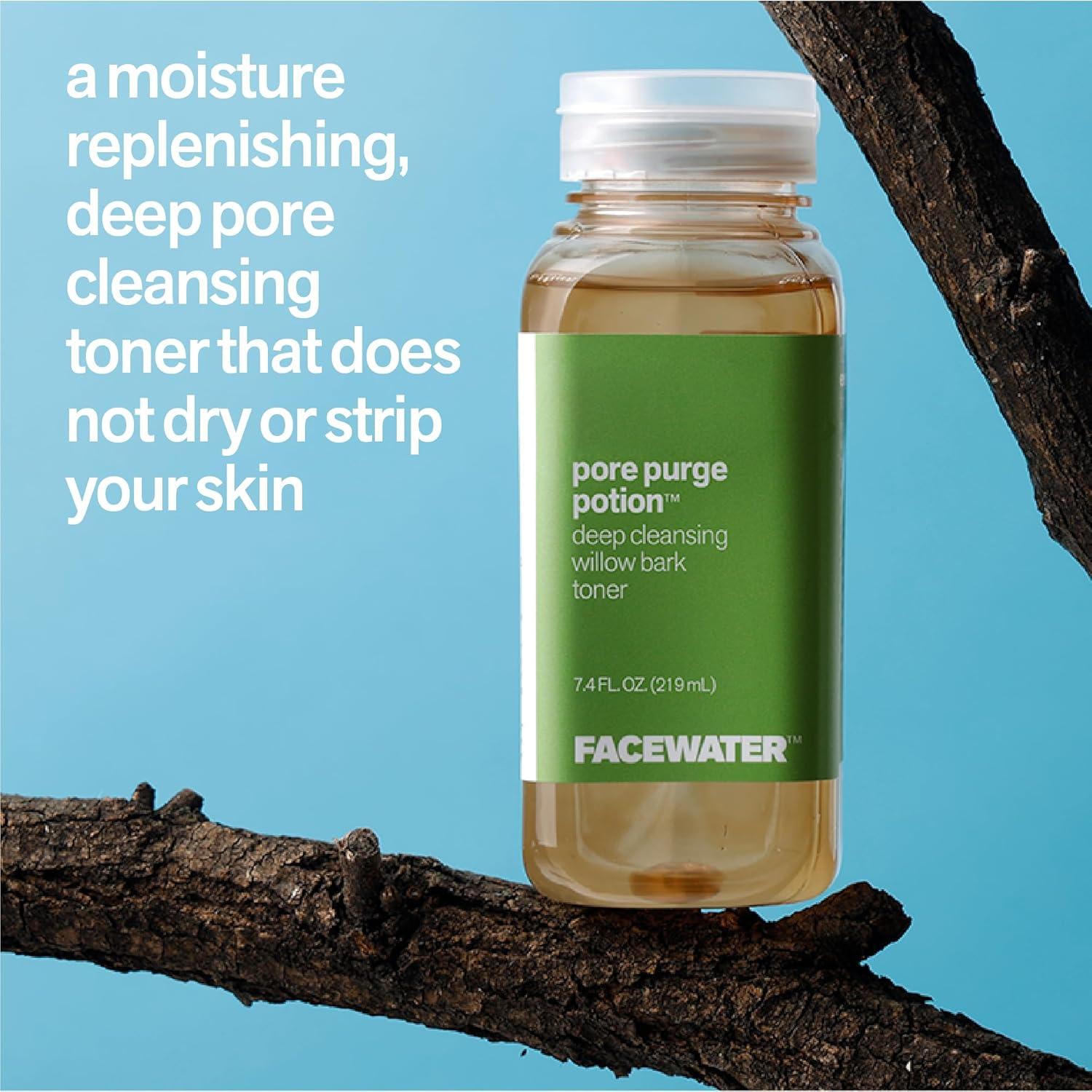 Tónico Purificador de Poros Facewater 240ml - Corteza de Sauce