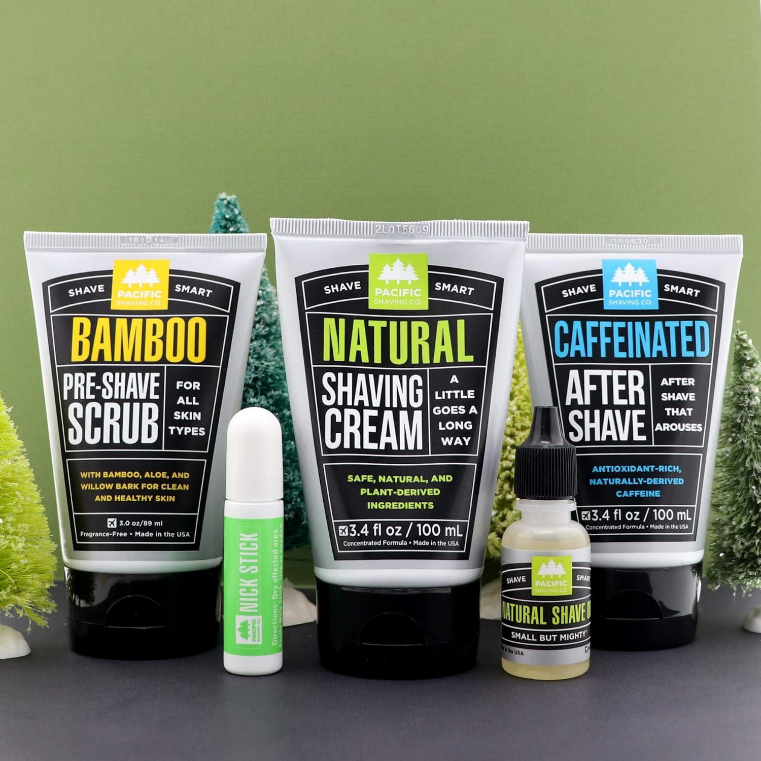 Exfoliante Pre-Afeitado Pacific Shaving 85g con Aloe y Bambú