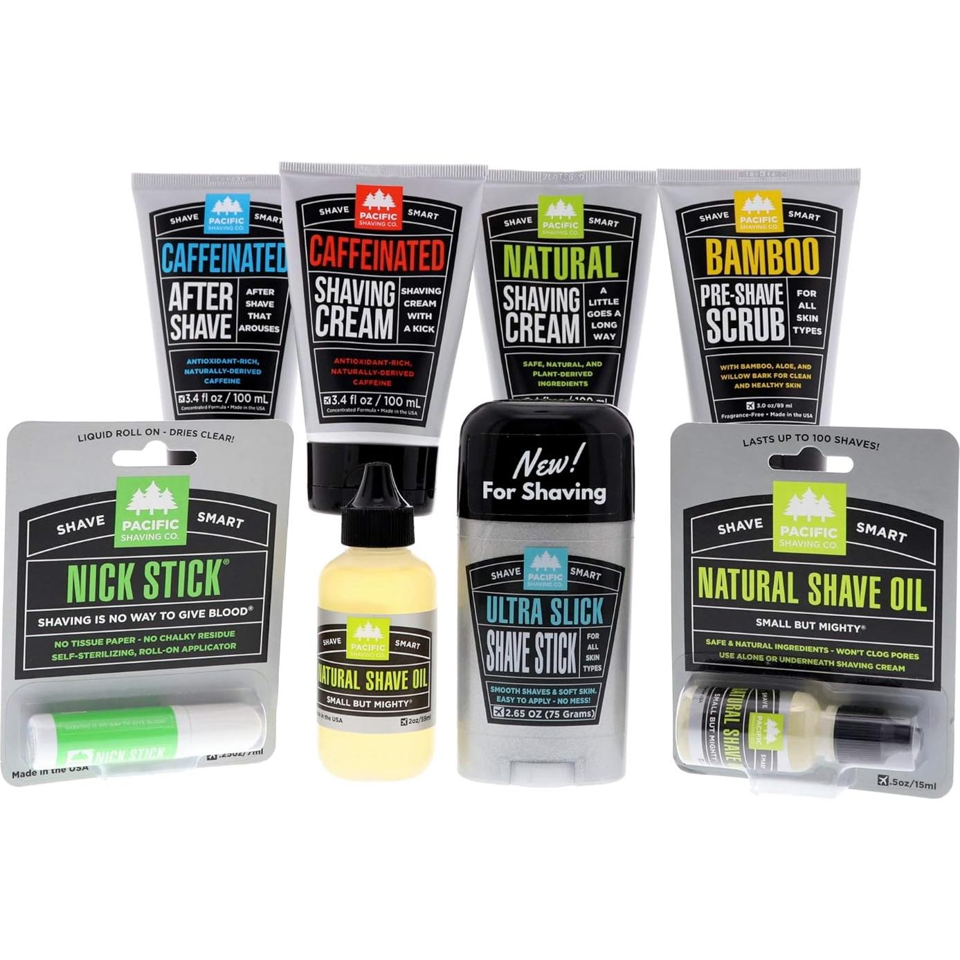 Exfoliante Pre-Afeitado Pacific Shaving 85g con Aloe y Bambú