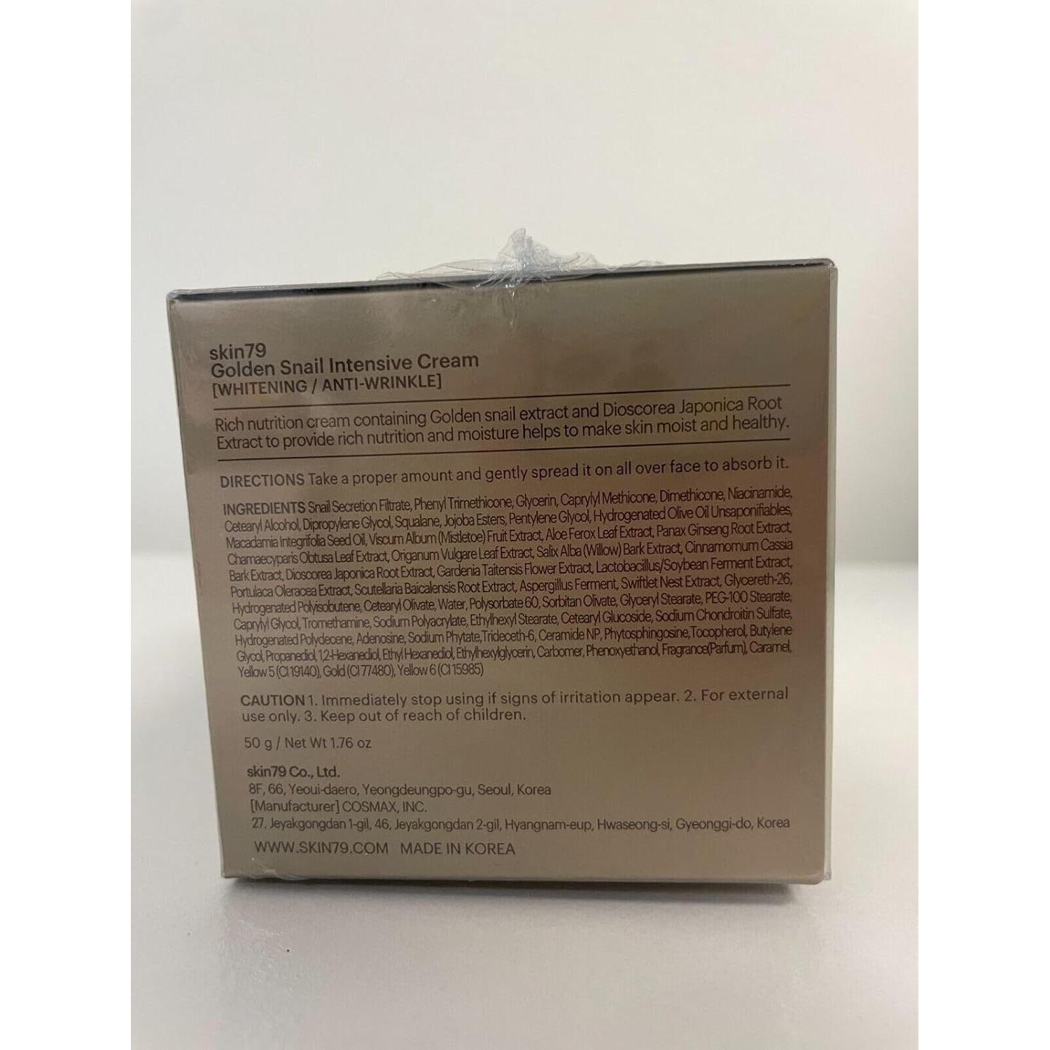 Crema Intensiva de Caracol Dorado SKIN79 199g Hidratante