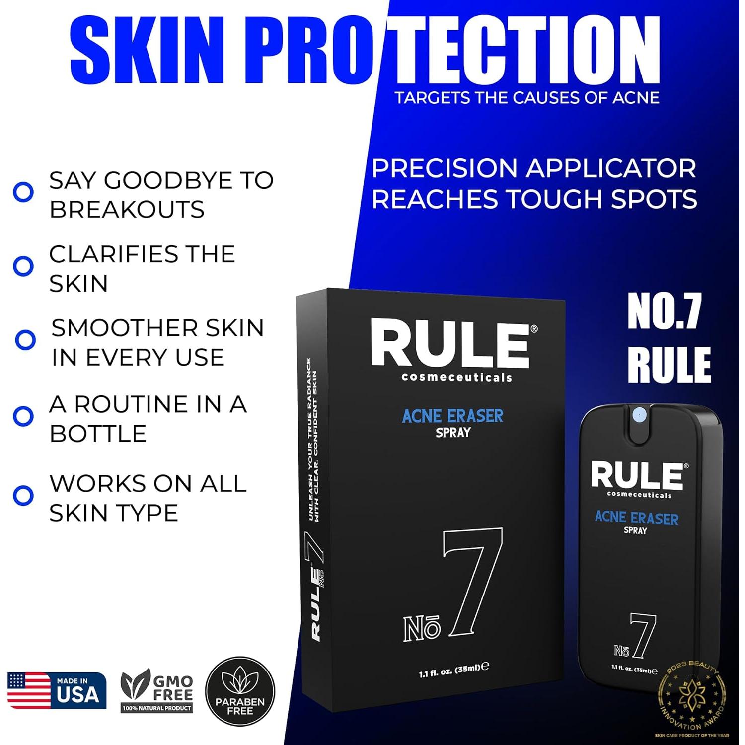 Spray Corporal Antiacné No.7 - 32.5 ml, Ácido Salicílico, Para Todos