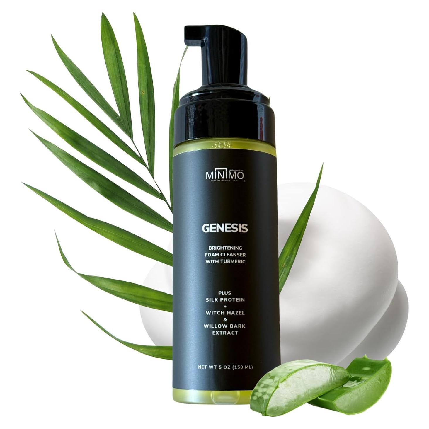 Limpiador Facial Espumoso de Cúrcuma Minimo Genesis 148 ml