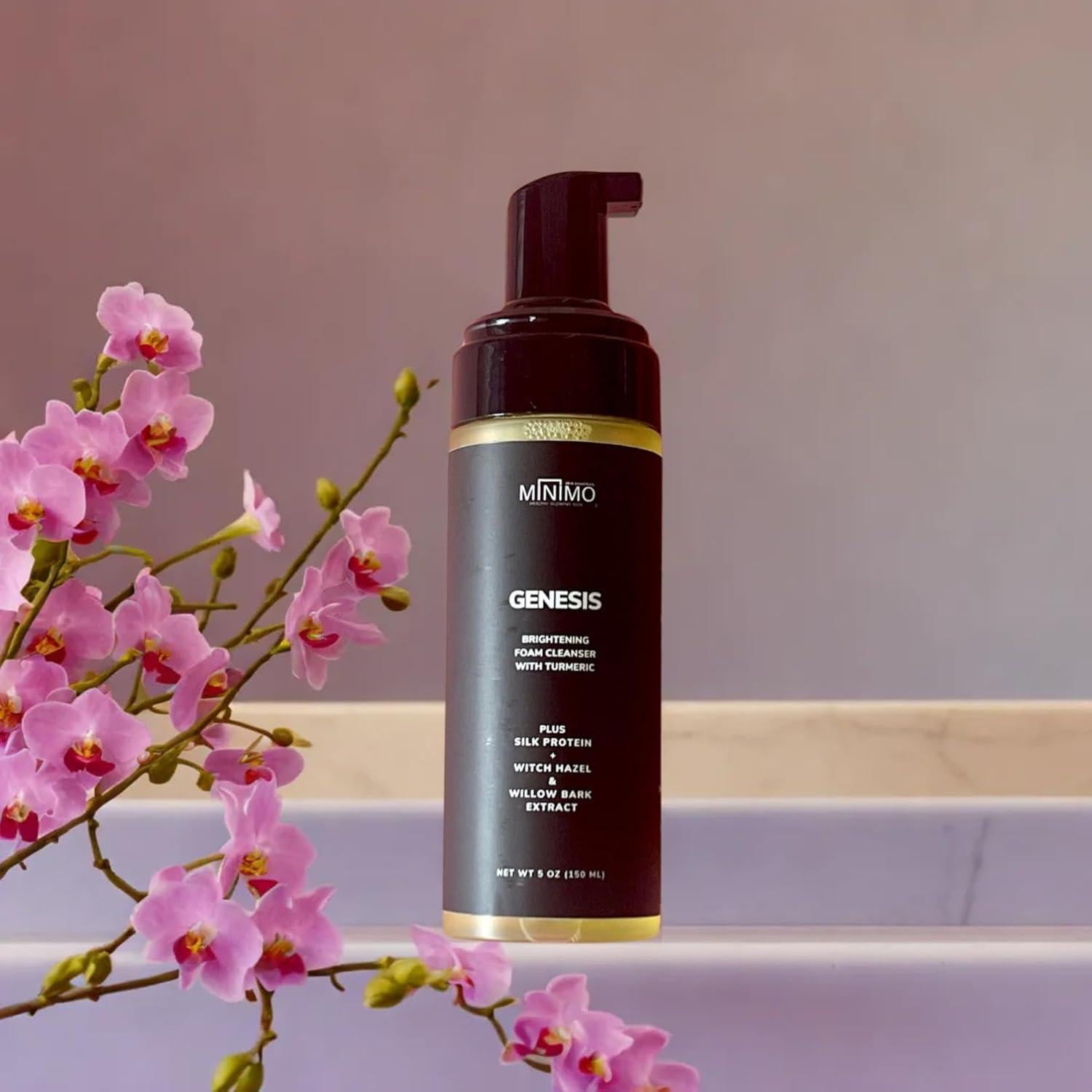 Limpiador Facial Espumoso de Cúrcuma Minimo Genesis 148 ml