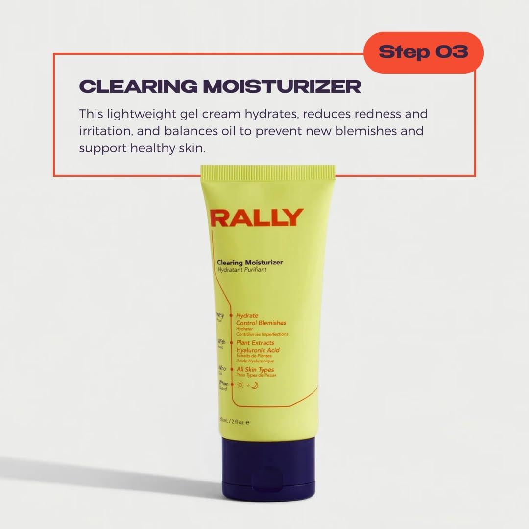 Crema Hidratante Facial en Gel RALLY 60ml - Control de Aceite