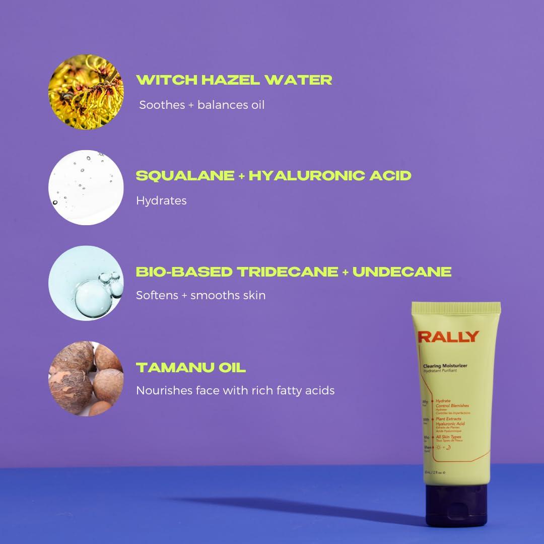 Crema Hidratante Facial en Gel RALLY 60ml - Control de Aceite