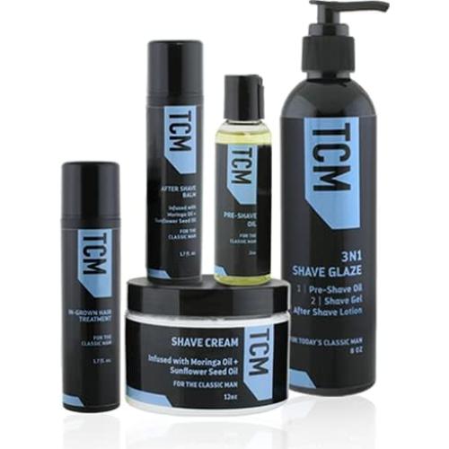 Crema de Afeitar TCM para Hombres 340 g - Piel Sensible con Aloe