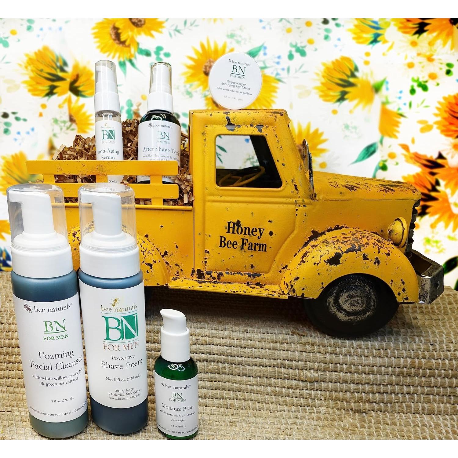 Kit de Cuidado de la Piel para Hombres Bee Naturals - 6 Productos