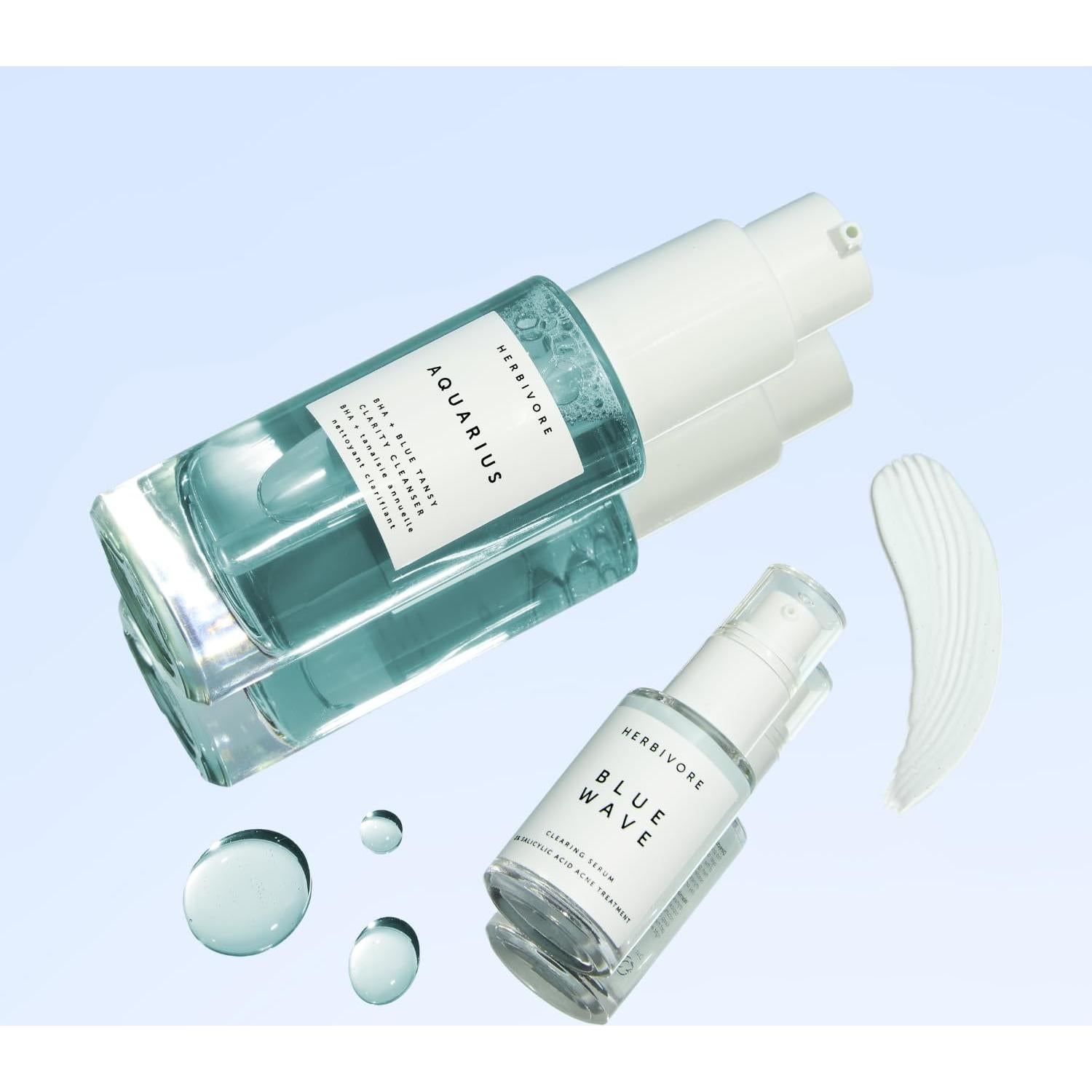 HERBIVORE Blue Besties Duo - Tratamiento 2 pasos para acné