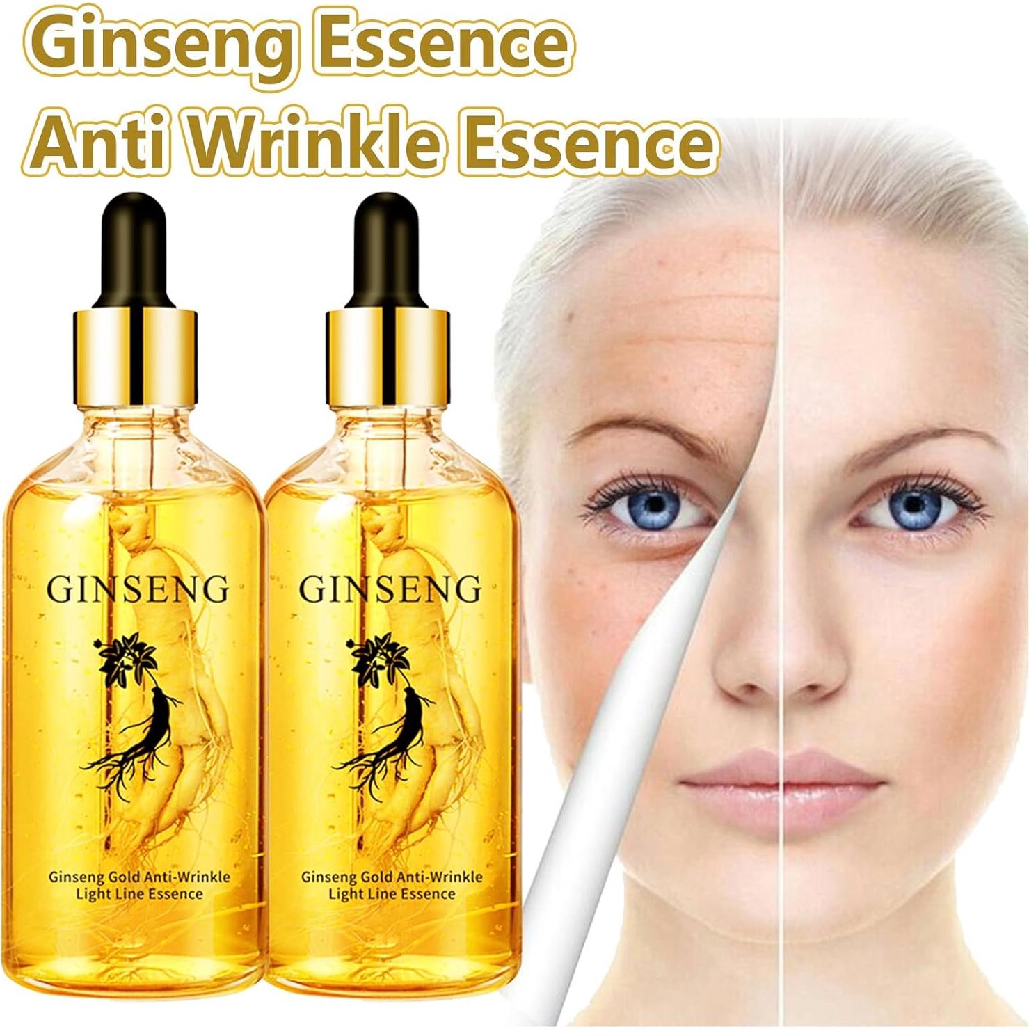 Suero Antiarrugas Ginseng Oro HWM 207 ml - Hidratante y Rejuvenecedor