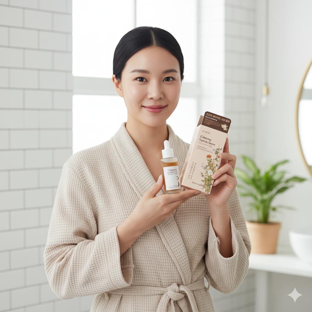 Suero Facial de Péptidos de Ginseng Glamfox 48g Hidratante