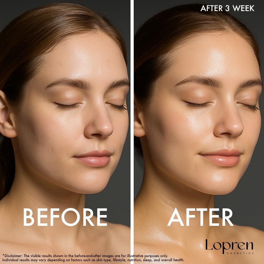 Suero Facial Renovador Lopren con Ginseng y Péptidos 29.57 ml