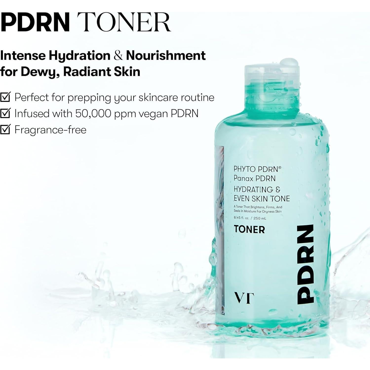 Tónico Facial Hidratante VT COSMETICS 250 ml PDRN Vegano