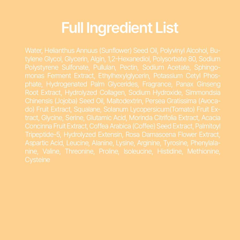 Mascarilla Envolvente de Ginseng y Colágeno Farmstay 150ml