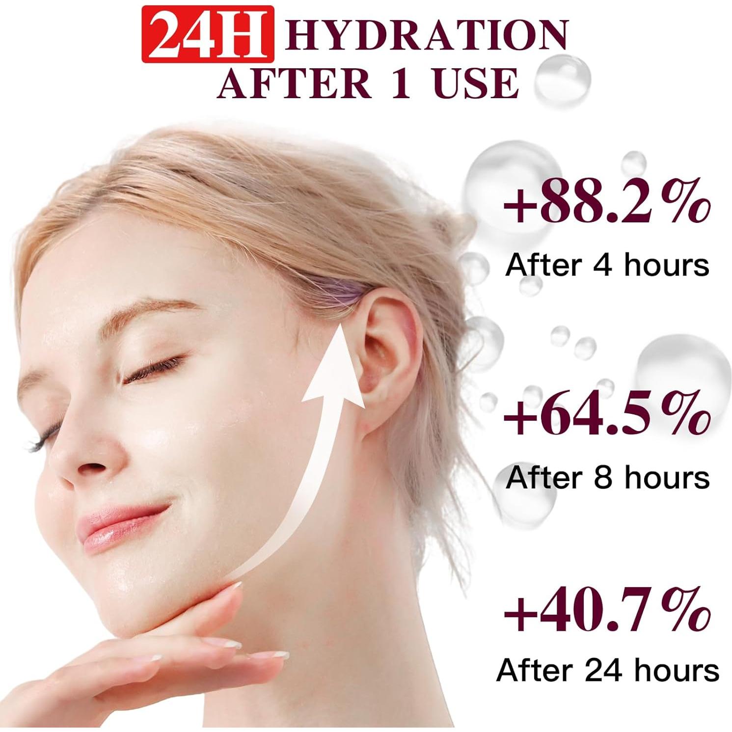 Mascarilla Facial de Colágeno Meizhuangzhiku Rosa 4x37g