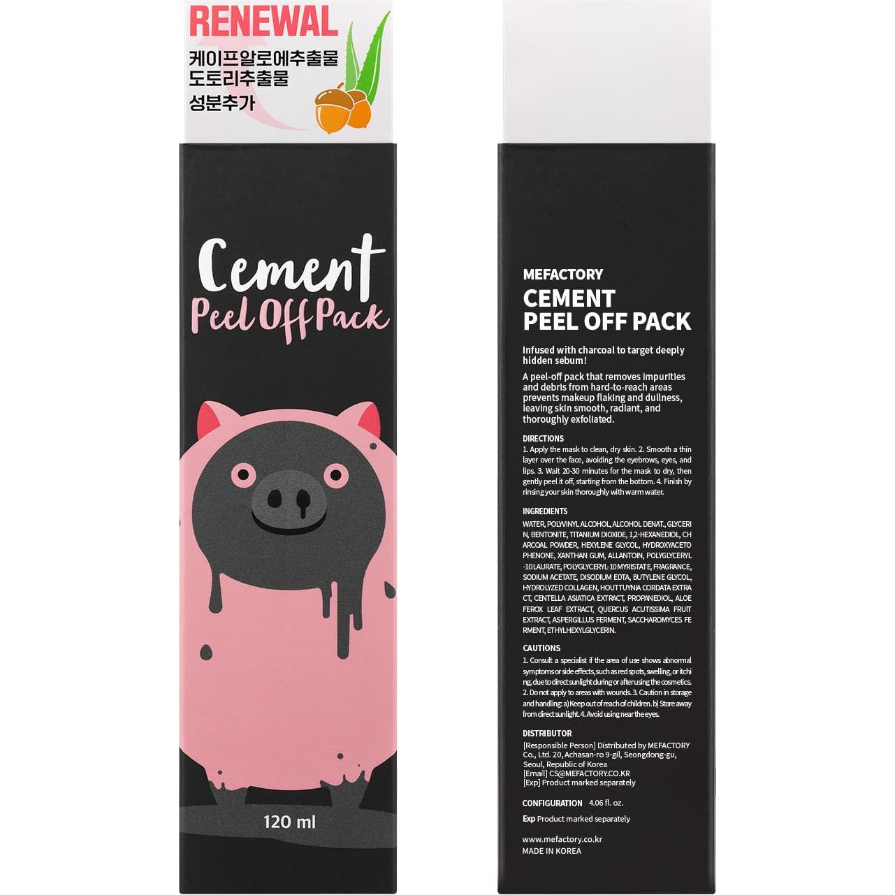 Mascarilla Peel Off Mefactory 120 ml - Limpieza Profunda K-Beauty