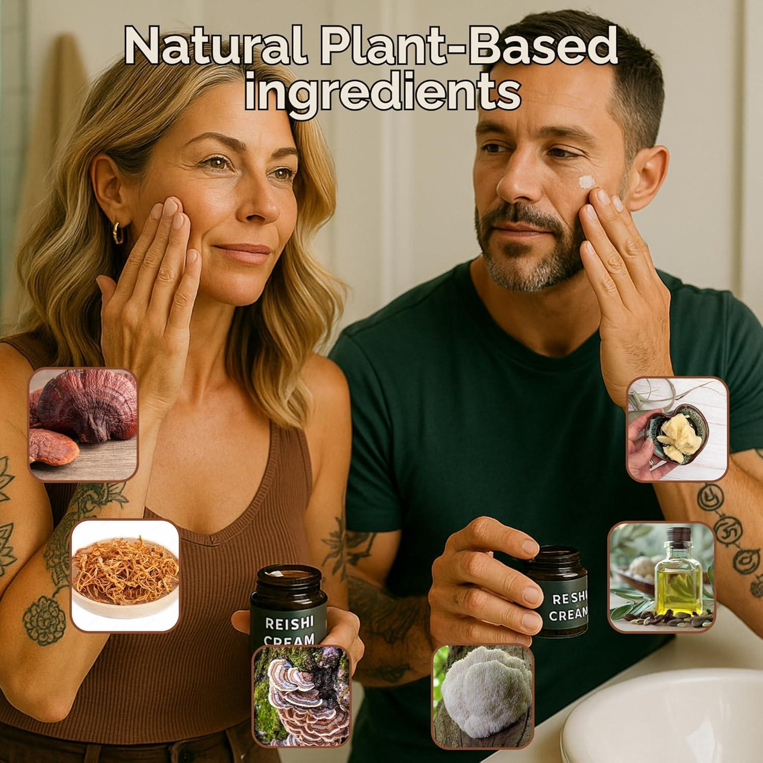 Crema Hidratante Reishi King & Queen 113.4 g - Adaptógeno