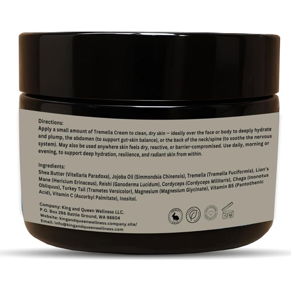 Crema Hidratante Facial King & Queen Wellness 56.7 g - Hongo de Nieve