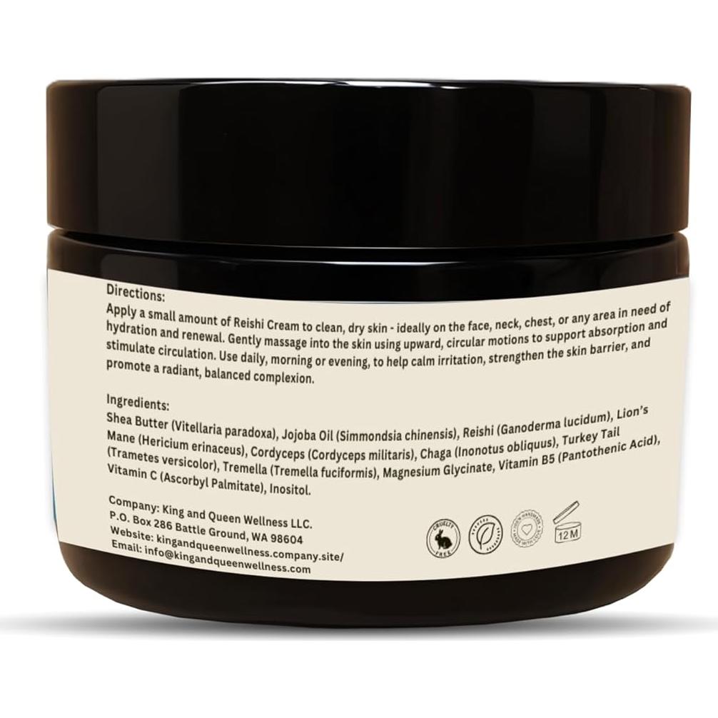 Crema Hidratante Reishi King & Queen 56.7 g - Adaptógeno