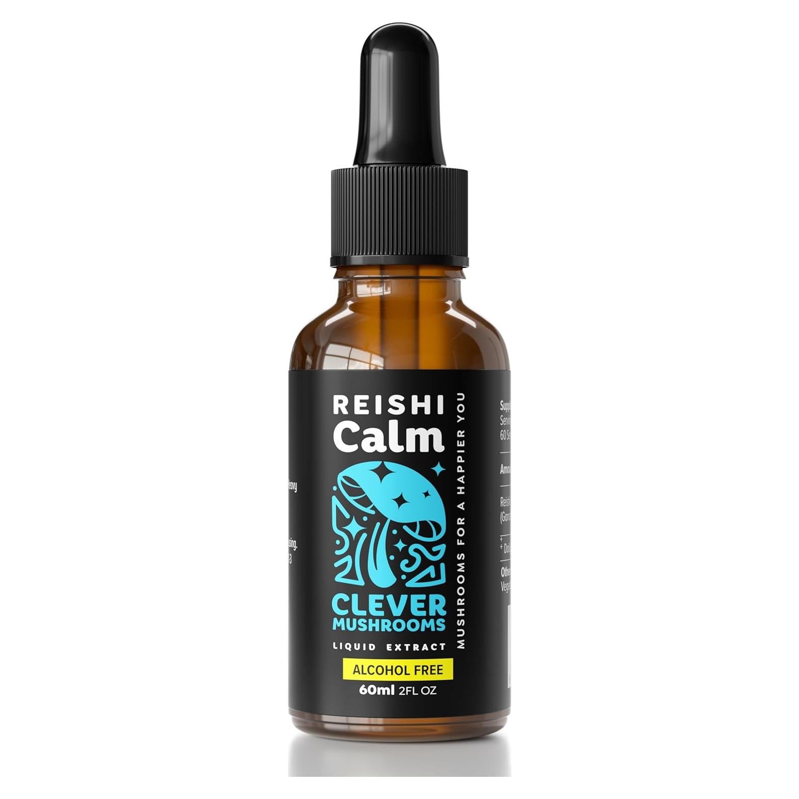 Tintura de Reishi Clever Mushrooms 59 ml - Doble Extracción