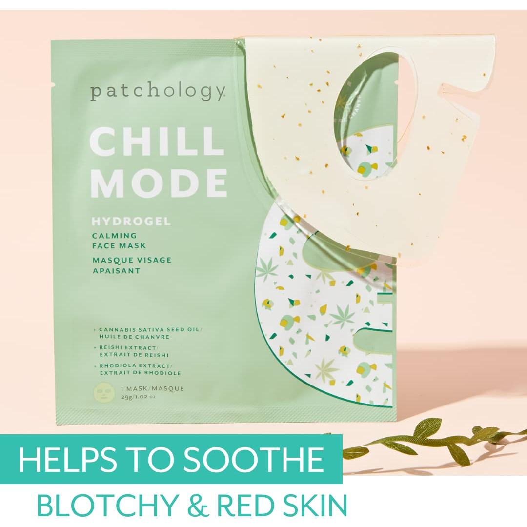 Mascarilla Facial Hidrogel Patchology Modo Chill 1 Unidad