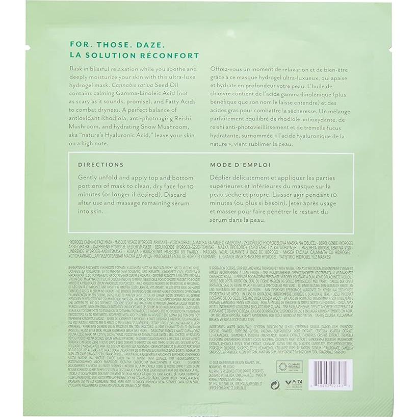 Mascarilla Facial Hidrogel Patchology Modo Chill 1 Unidad