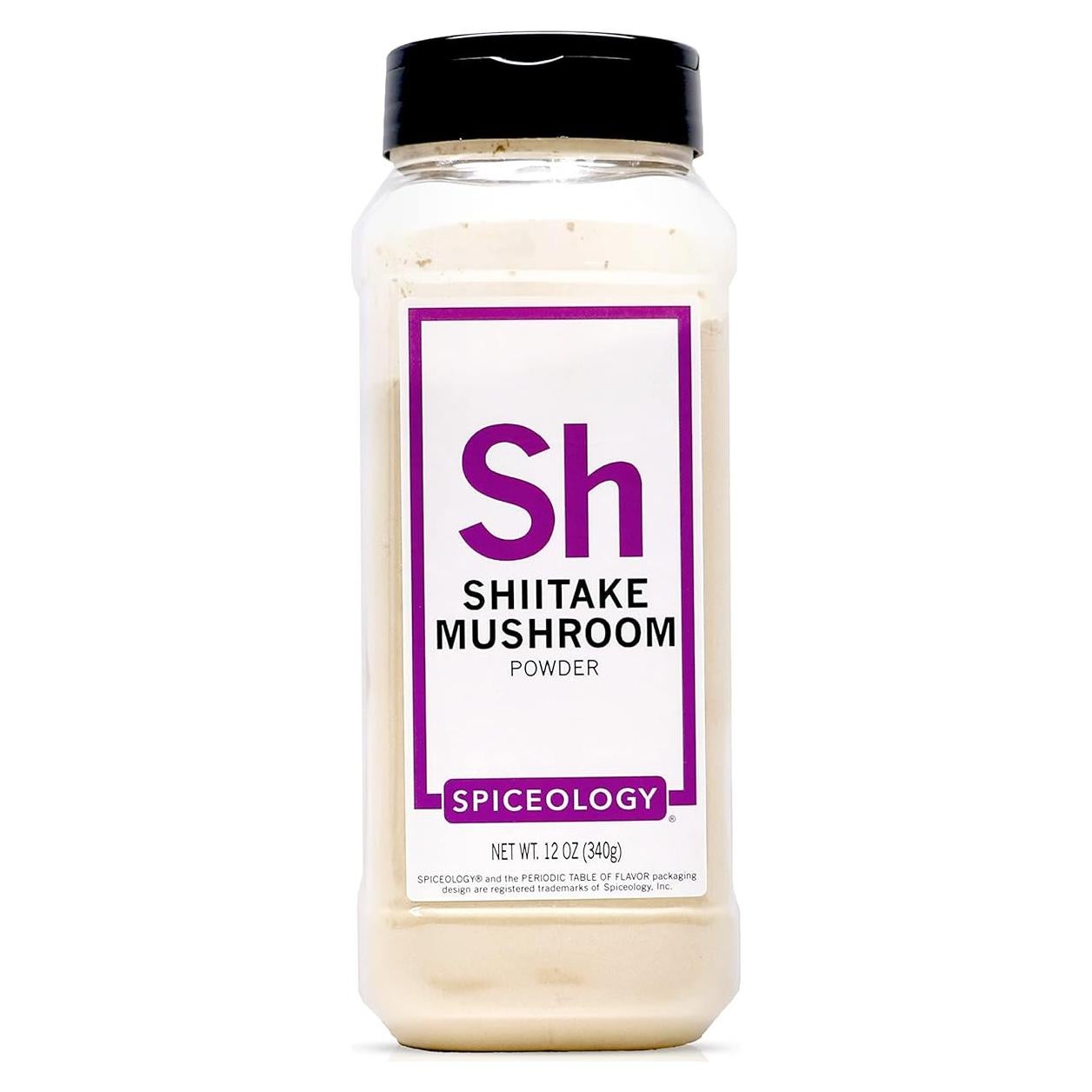 Polvo de Champiñón Shiitake Spiceology 340 g - Sazonador Umami