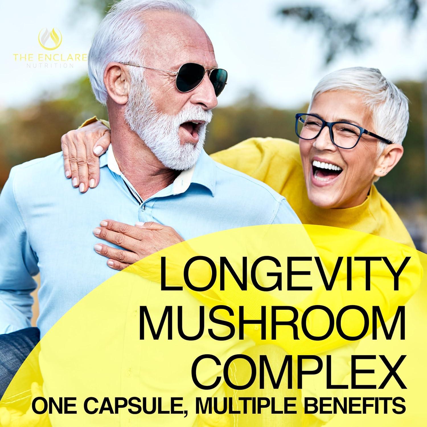 Suplemento de Hongos Enclare Nutrition 10 en 1 Inmunológico 113g