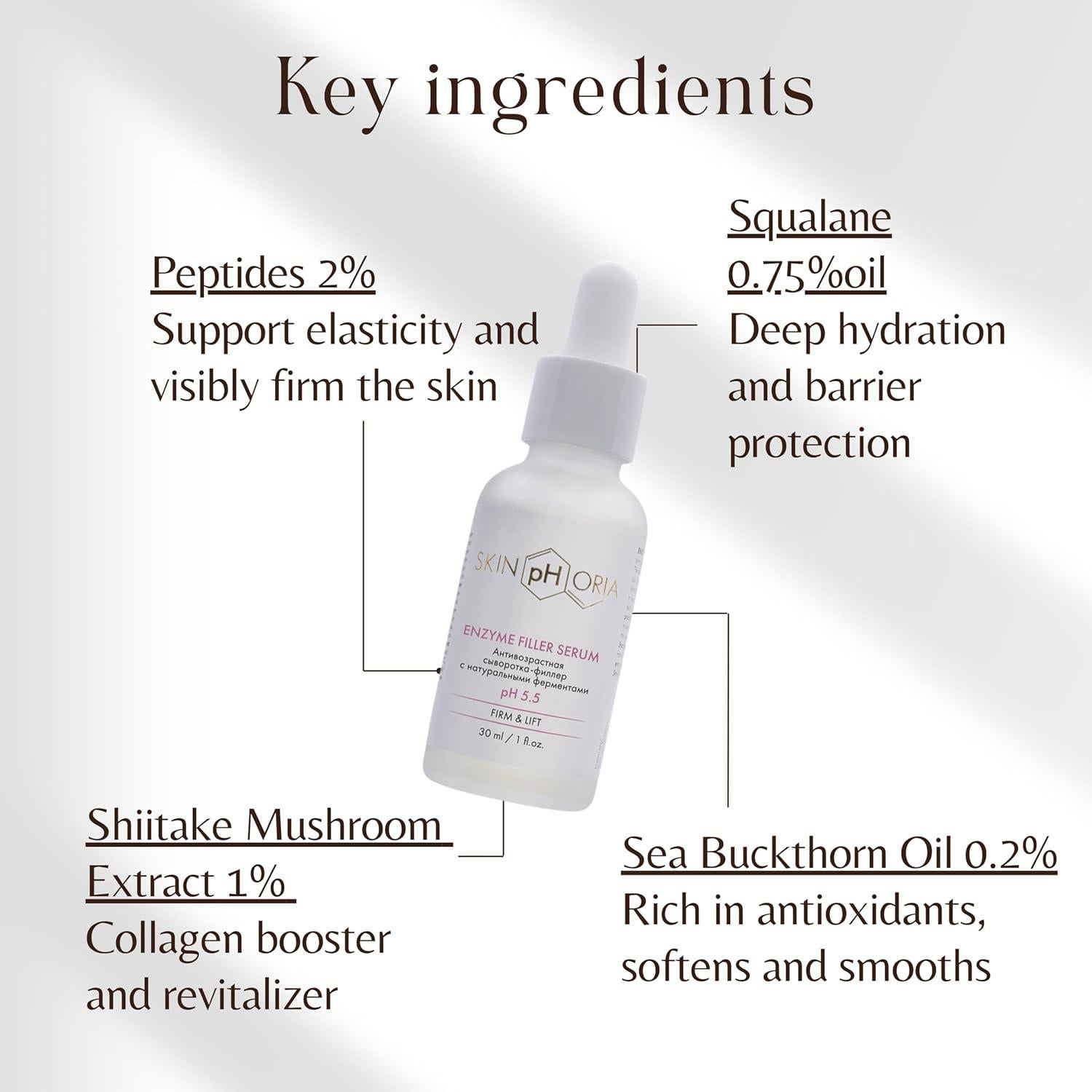 Suero Facial Anti-envejecimiento SkinpHoria 30ml - Hidratante con Péptidos