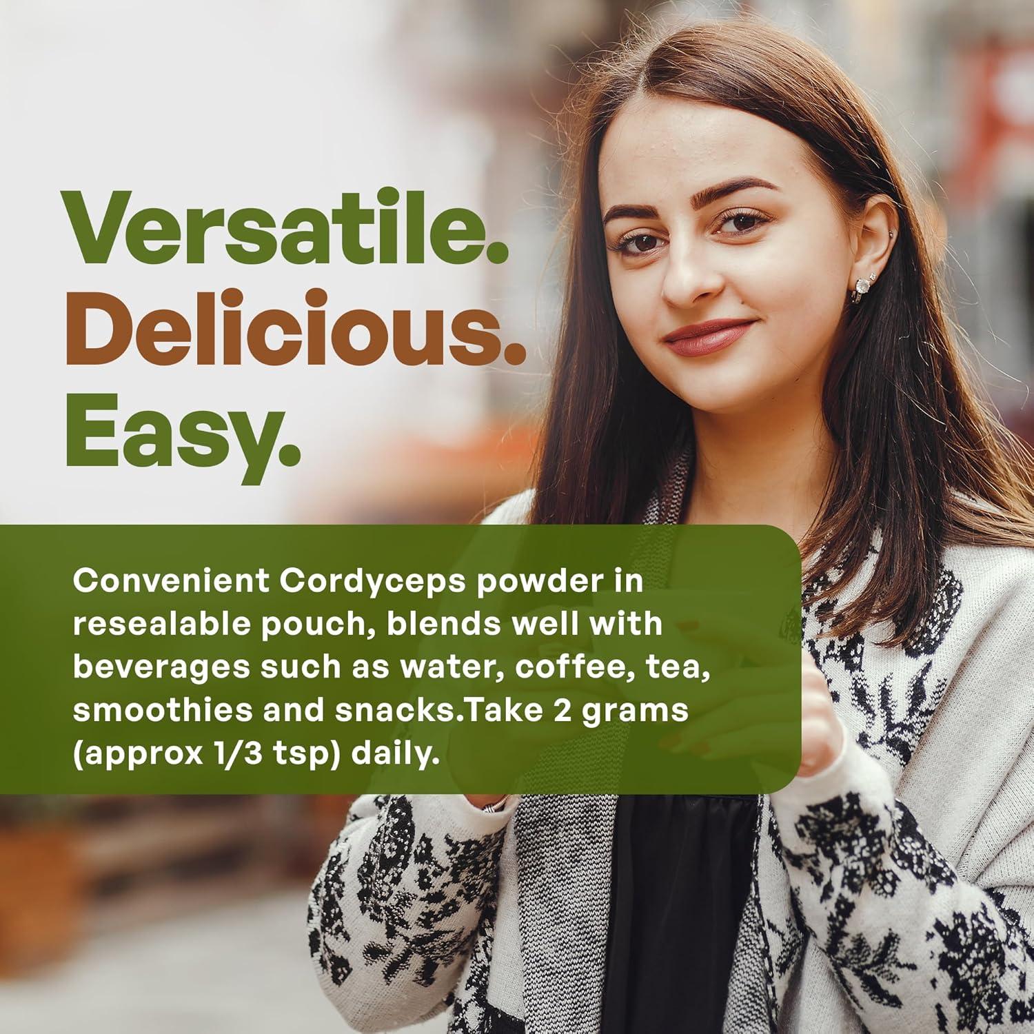 Polvo de Hongo Cordyceps Blubay 225g | 30% Polisacáridos