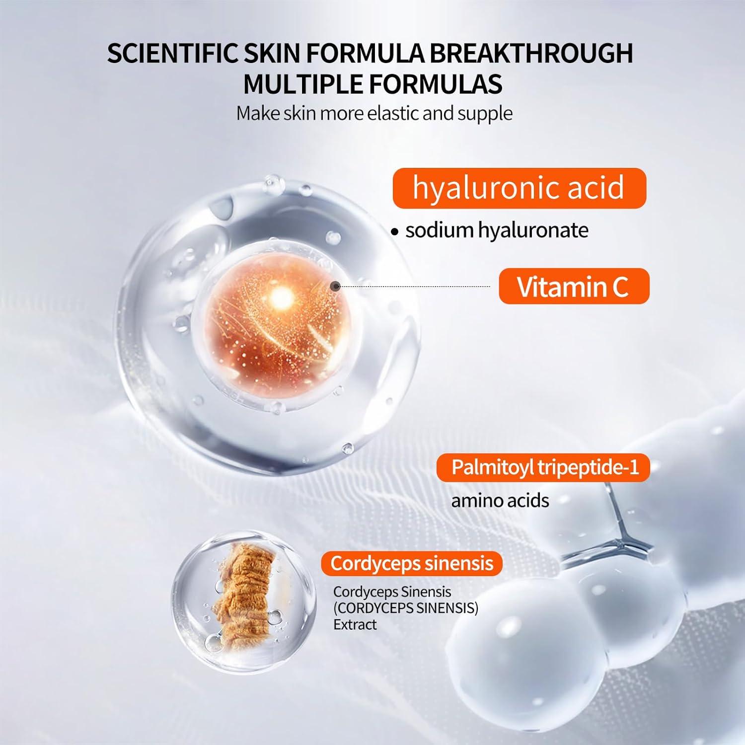 Sérum Hidratante de Vitamina C BLUE LOVE 373g - Antienvejecimiento