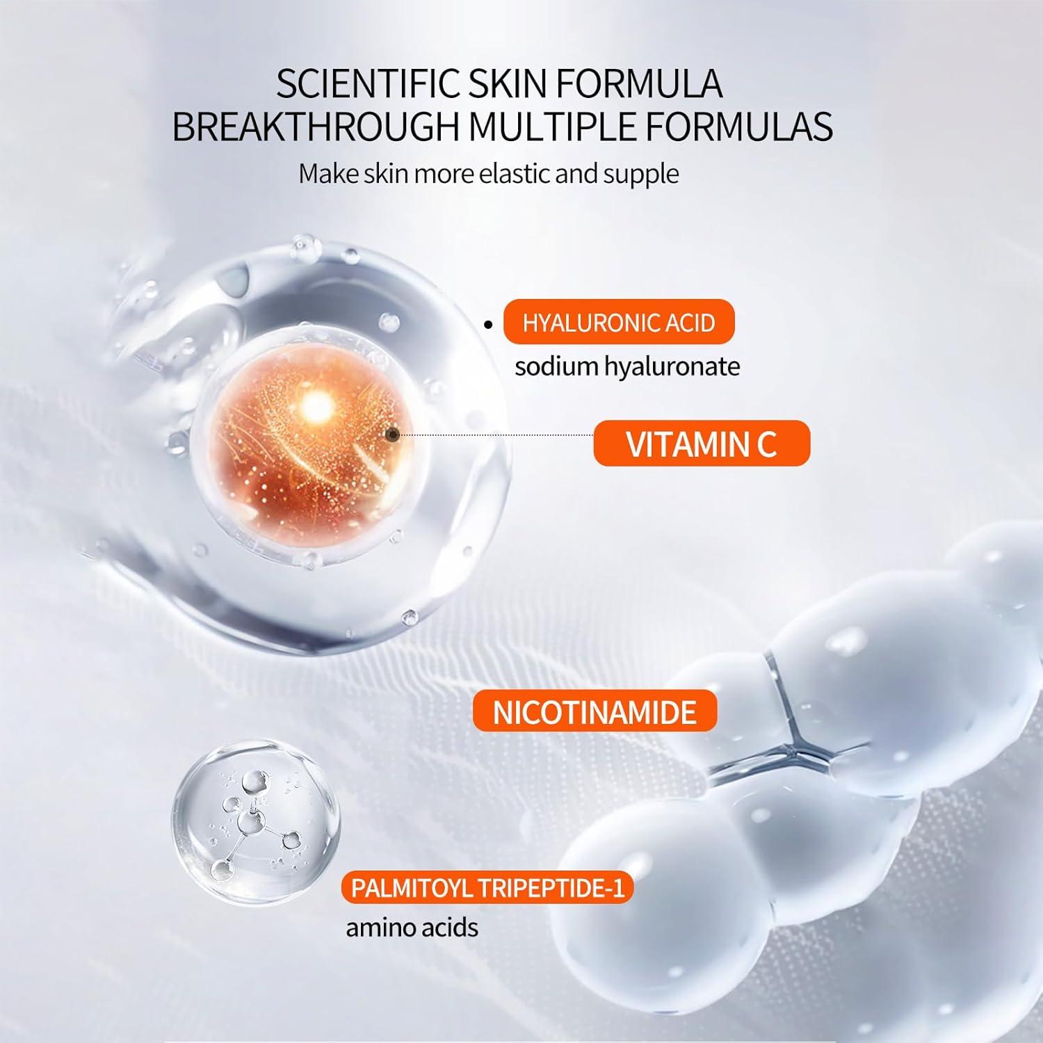 Esencia Facial Hidratante AMOR AZUL 5 Vitaminas C 150g