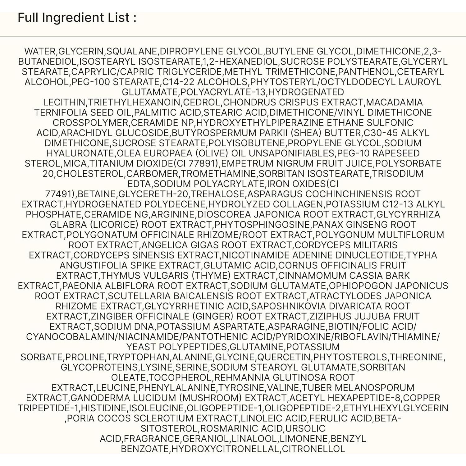 Crema Reparadora Anti-Envejecimiento The Whoo 221g - Hidratante con Colágeno