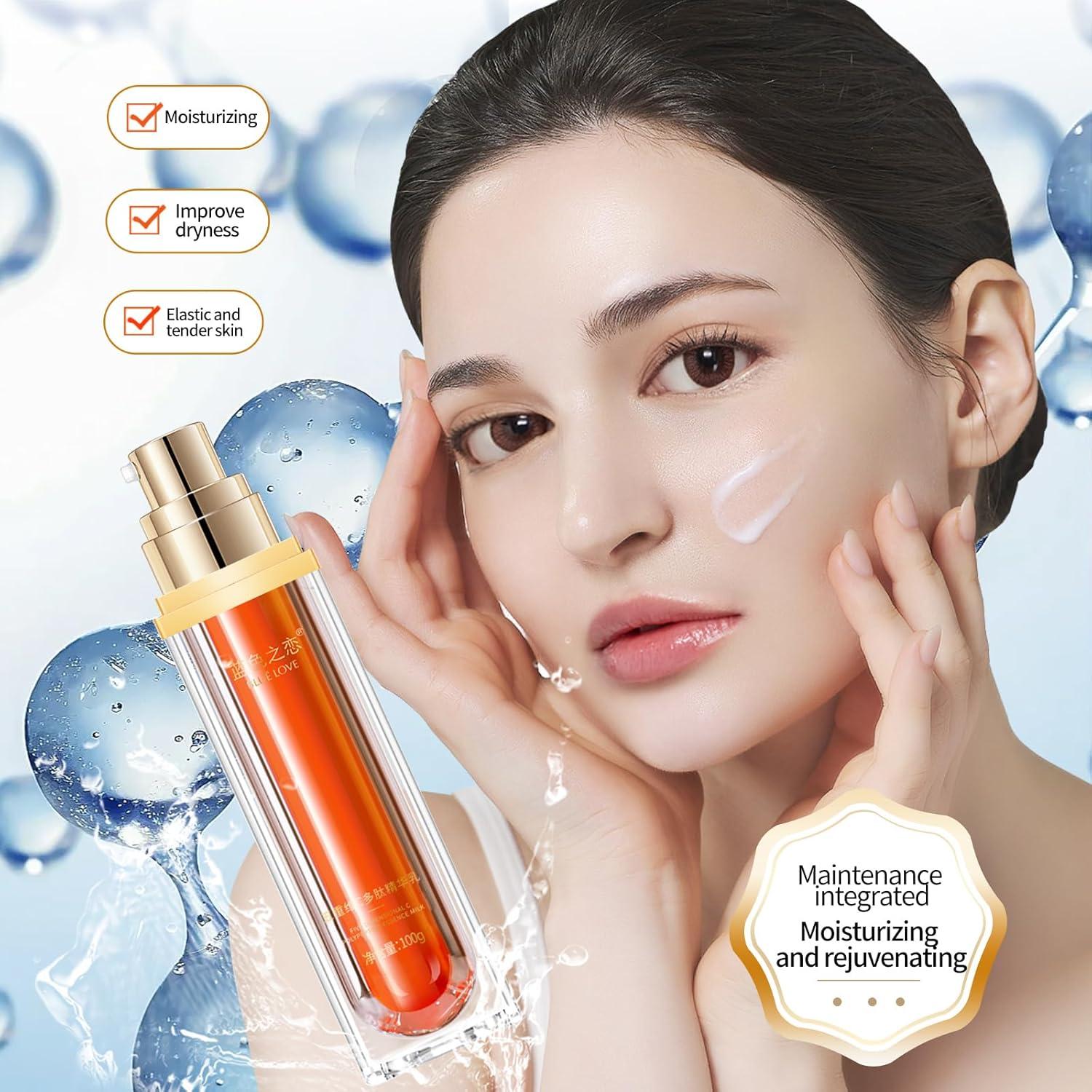 Loción Esencia Hidratante Vitamina C Blue Love 350g