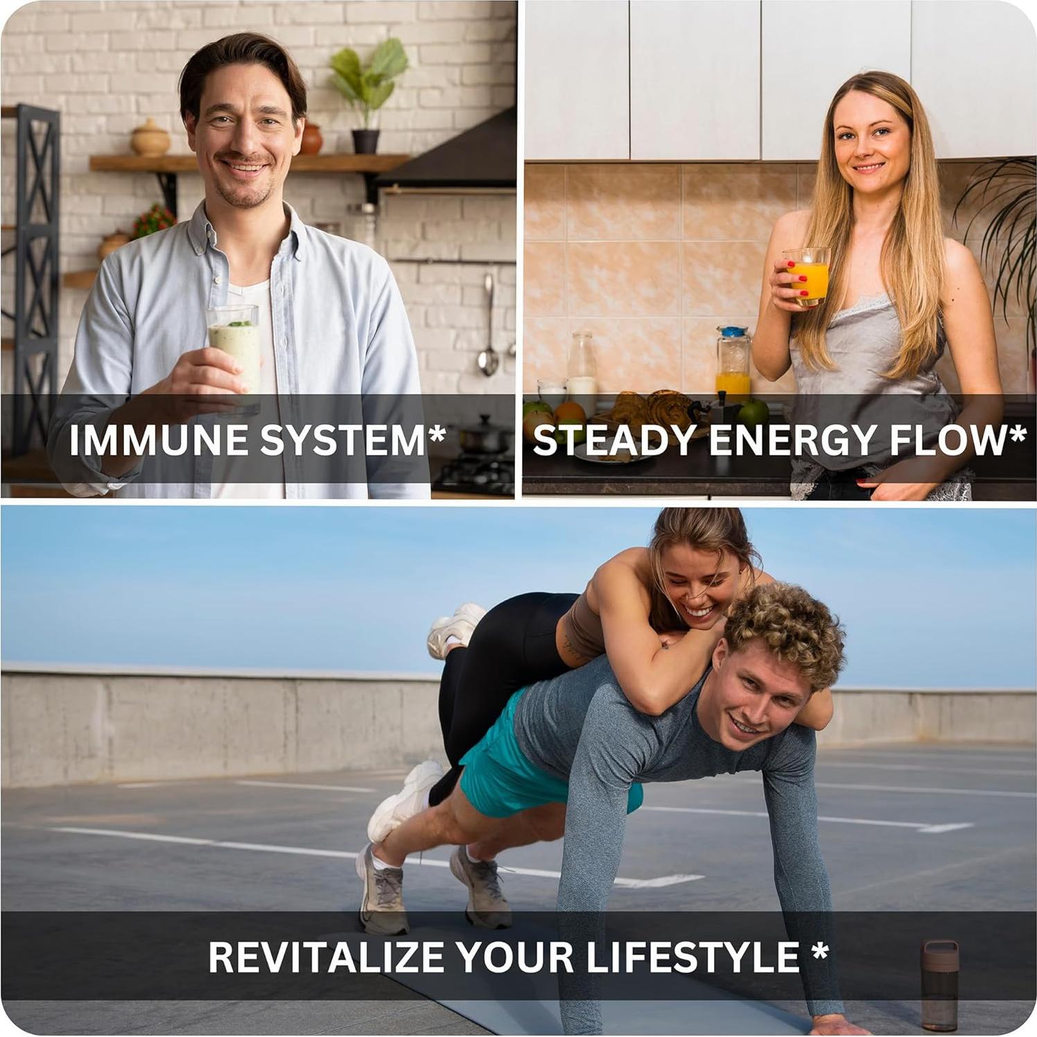 Cápsulas de Musgo Marino Darkingwings 3000mg + Aceite Semilla Negra 2000mg