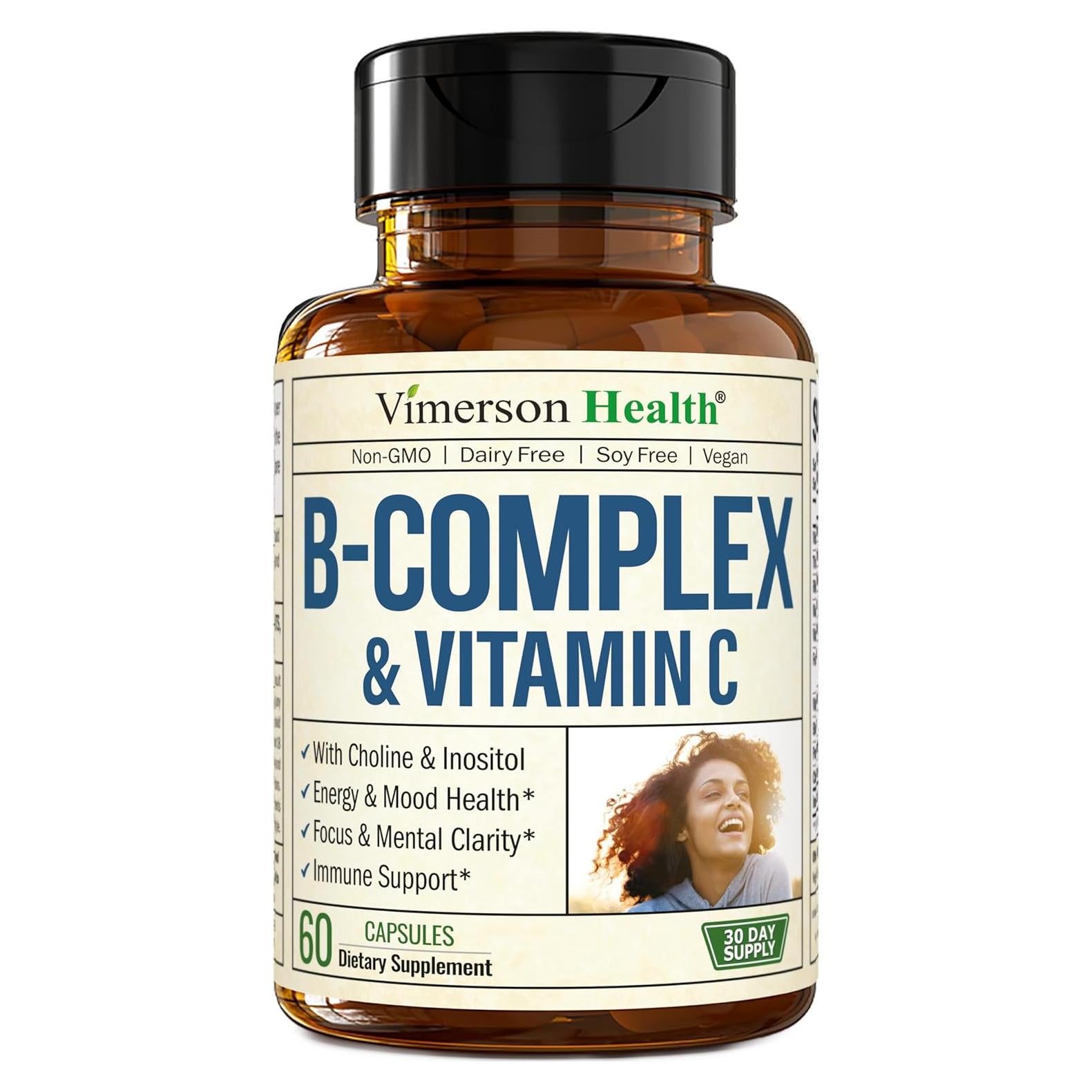 Complejo de Vitamina B y C Vimerson Health - 8 Vitaminas B