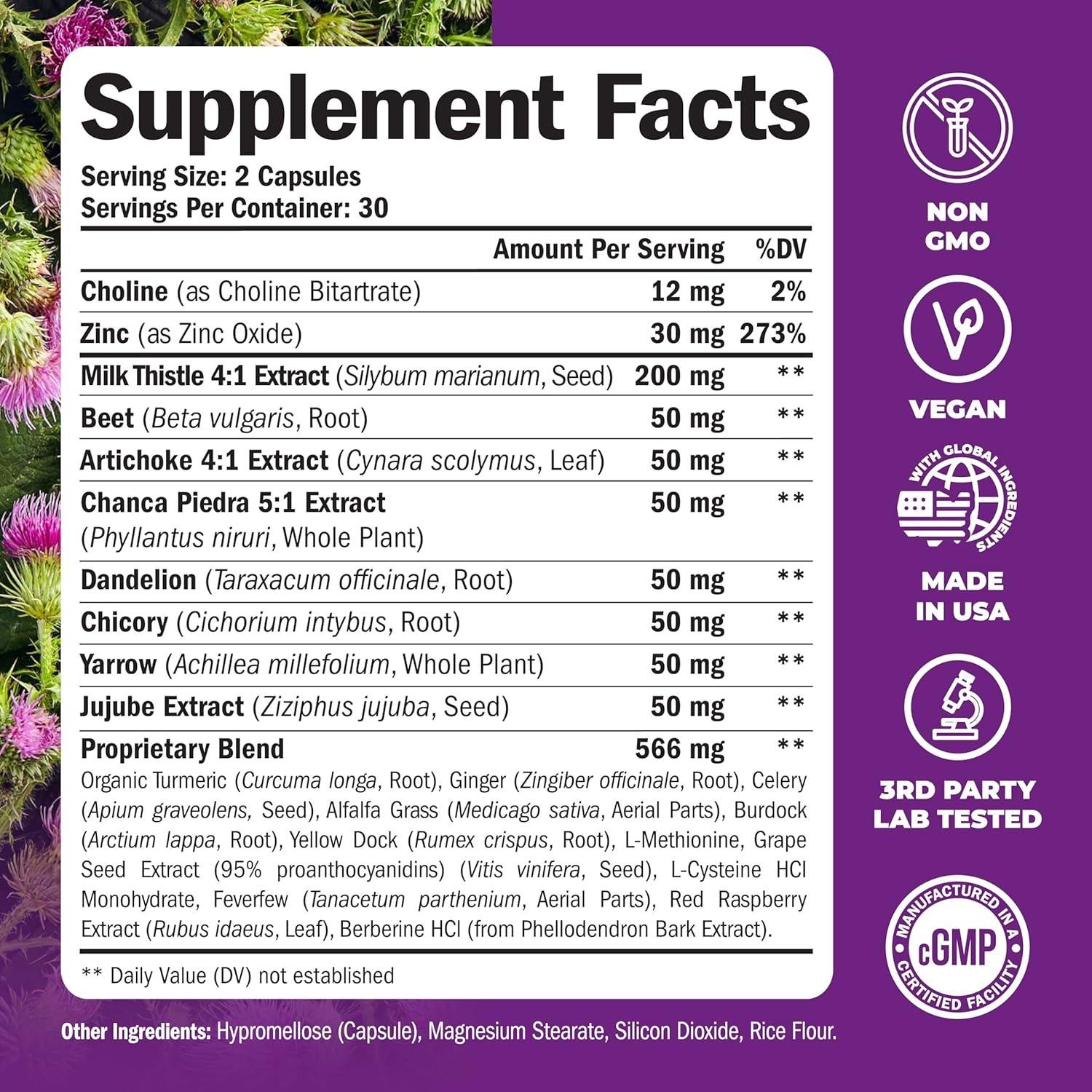 Suplemento Hepático y Multivitamínico para Hombres - Salud y Energía