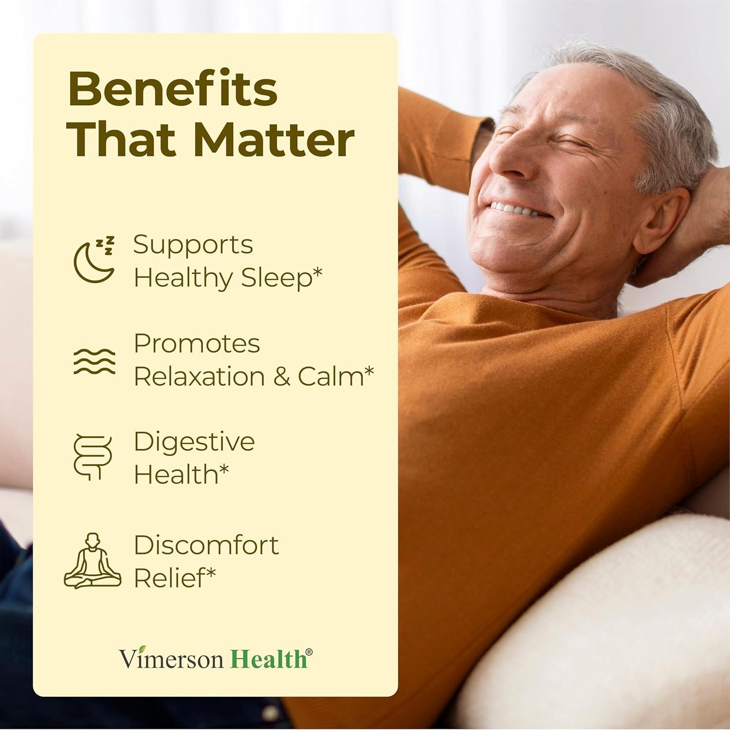 Suplemento de Cúrcuma y Manzanilla Vimerson Health 60 Cápsulas