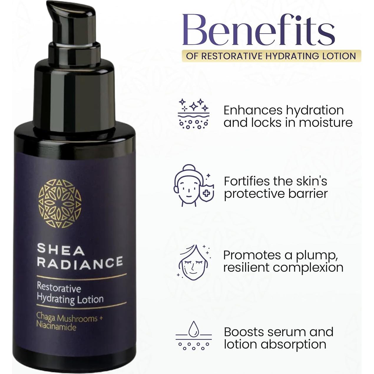 Loción Hidratante Vegana Shea Radiance 226.8 g - Piel Seca