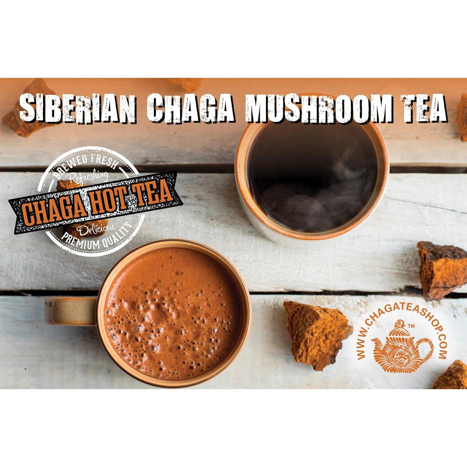 Polvo Crudo de Hongo Chaga Siberiano 142g - 100% Natural