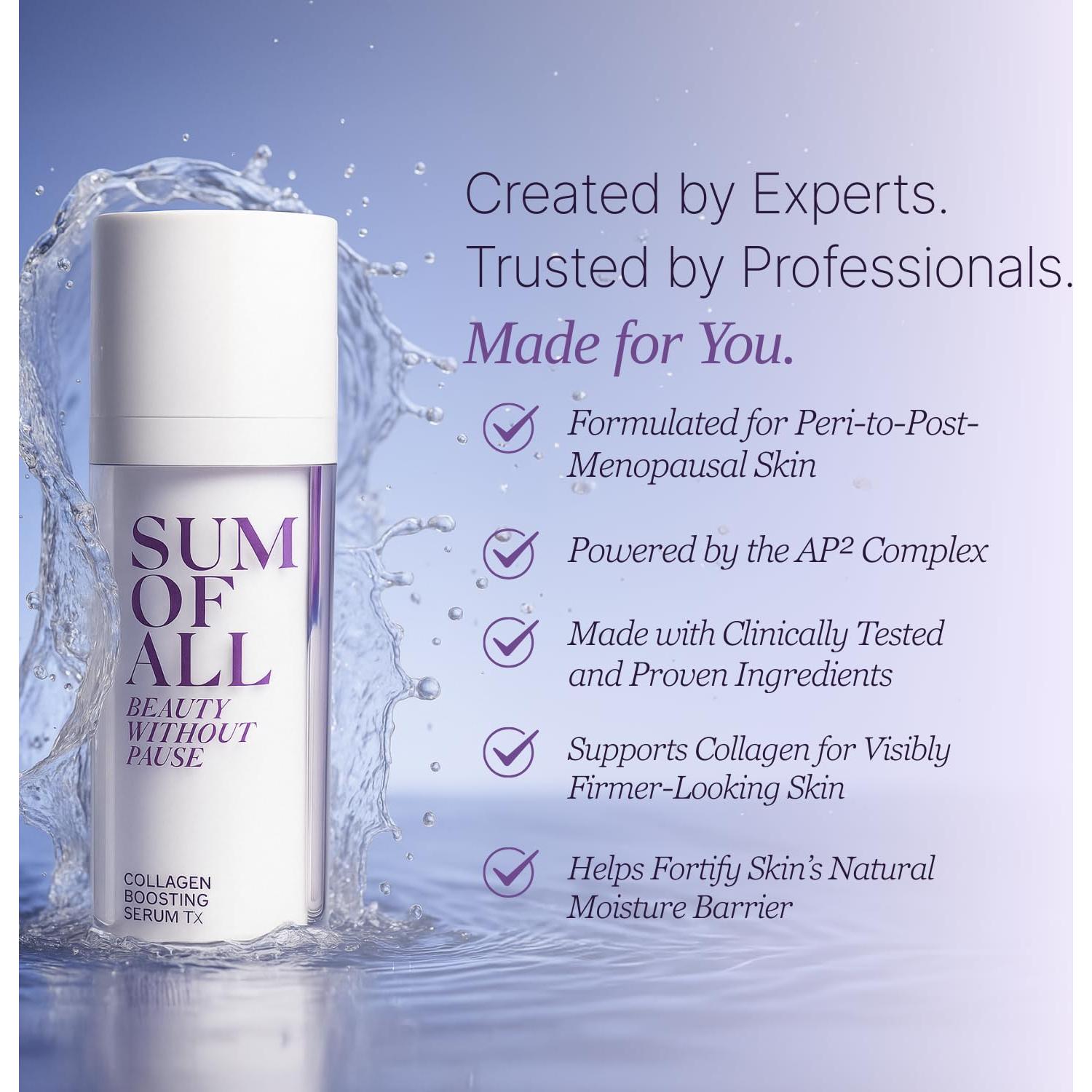 Suero Aumentador de Colágeno SUM OF ALL 29.57 ml Vegano