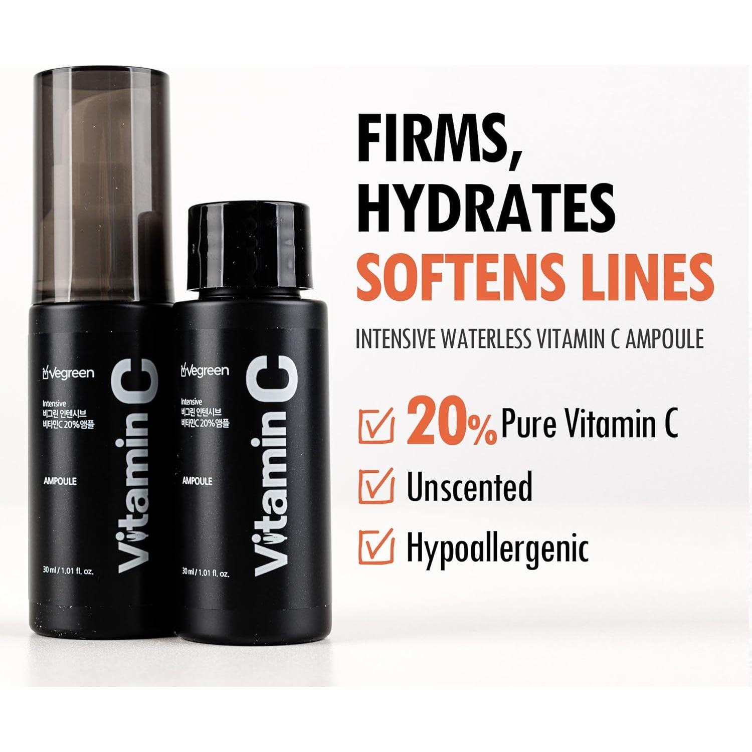 Suero de Vitamina C VEGREEN 30 ml - Iluminador y Antienvejecimiento