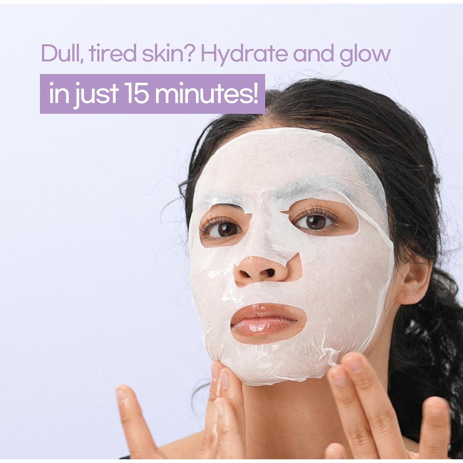 Mascarilla Hidratante Epielle 6 Paquetes Cica Piel Seca